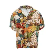 [ENDLESS JOY] ENDLESS JOY 'Tumbuhan' crepe shirt Man S S Multicolor