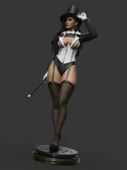 Zatanna 2 Statue 3D Print Unpainted/Unassembled