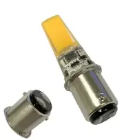 Dimmable Microscope LED Bulb: 12V 3W BA15D Lamp for DYI Conversions