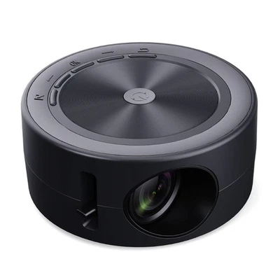 YT200 Mini Portable Projector Support Mobile Power Supply 1080P 320X180 Pixels