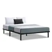 [Unbranded] Artiss Bed Frame Double Size Metal Frame TED