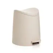 Superio Eco-Friendly Small Bathroom Trash Can with Lid 3 Liter Modern Waste Bin