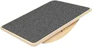Wooden Balance Board Non Slip Multipurpose Wood Balancing Board Stability Exercising Rocker Foot Stool Office Foot Rest