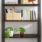 Dark Brown Solid Oak Wall Shelf 100x60 cm Adjustable 2 to 4 cm