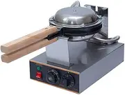 Belgian Waffle Maker Machine Electric Waffle Machine Professional 180° Flip Nonstick Temperature And Time Control Double-Sided Uniform Heating For Fluffy Golden Waffles 1400W