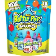 Baby Bottle Pop Candy Lollipops - Bulk Summer Candy Variety Party Pack - 10 Coun