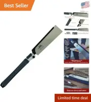 Japanese Folding Pull Saw 9.5" - Razor Sharp Dovetail Hand Saw for Woodworking