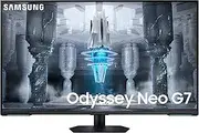 Samsung Odyssey Neo G70NC, 43-inch Gaming Monitor, 3840x2160, 144Hz, 2x HDMI 2.1/DP 1.4/USB-C/USB Hub, 20W Speakers, AMD Freesync premium pro, 4K gaming refresh rates, bluetooth connectivity, smart TV experience