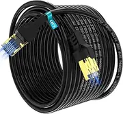 YSONG Cat 8 Ethernet Cable 50ft,High Speed 40Gbps,2000Mhz,26AWG,Gold Plated RJ45 Connector,for Outdoor&Indoor Weatherproof UV,for/PC/Modem/Router/Gaming,Faster Than Cat7/Cat6/Cat5
