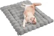 Cat Beds for Indoor, Cats Plush Pad Mat with Non-Slip Bottom Faux Fur, Soft Kitten Bed for for Carriers/Floor/Couch Dog & Puppy, Washable, 60cm*40cm