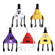 28cm Gravity Falls Bill Cipher Plush Doll Cosplay Prop Toys Stuffed Doll Gift