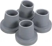 Anneome 4PCS Non Slip Rubber Feet for Shower Chair and Commode Seat Easy Installation Durable with Suction Cup Grip for Wet Environments Grey