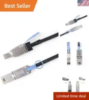 High-Speed 2m Mini SAS SFF-8644 to SFF-8088 Cable for Servers and Workstations
