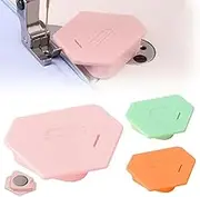 3Pack Magnetic Seam Guide for Sewing Machine, Universal Sewing Accessory for Magnet Making Machine, Polygonal Seam Guide Hemmer Guide with Scale,Easy Use