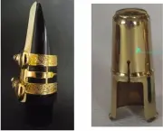 Top grade Alto sax mouthpiece and Engraving ligature Metal cap