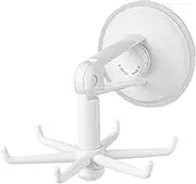 Kitchen Hooks - Adhesive Hook | Heavy Duty Adhesive Hooks | 360 Degree Rotation Spoon Hanger | No Drilling Multipurpose Wall Hook Organizer Holder for Under Cabinet Shower Bathroom