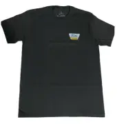 Brixton Linwood Black Graphic T-Shirt Size M, L, XL, XXL