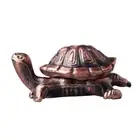 Small Turtle Incense Holder Metal Temple Room Office Decorations