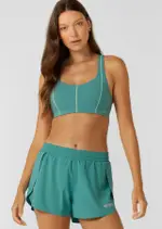 [Lorna Jane] Frontline Max Support Sports Bra in Blue, Size - XL XL Jewel