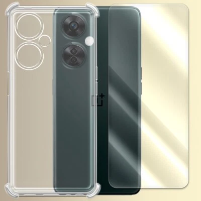Anti-Bubble Tempered Screen Protector TPU Case for T-Mobile OnePlus Nord N30 5G