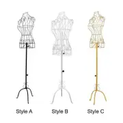 Female Mannequin Metal Torso Upper Body for Dressmakers Photography Display