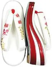[アンドウ] Ando No. 196 Women's Zori Sandals Cherry Blossom and Wisteria