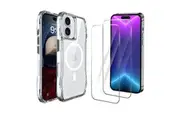 iCoverLover For iPhone 16 Plus Case Compatible with MagSafe + 2X Screen Protectors