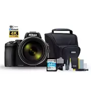 Nikon COOLPIX P950 Digital Black Camera Case and Accessory Memory Card Bundle
