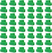 Modixun 48Pcs Greenhouse Clamps, Greenhouse Clips, Film Row Cover Netting Tun...