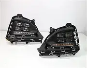 1Pair LED Daytime Running Light Flowing Turn Signal Function DRL ABS 12V LED Fog Lamp Compatible with Hyundai I20 2018 2019
