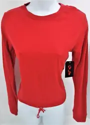 Girls On Fire Red Jersey T Shirt Pullover ‌Sportswear Activewear
