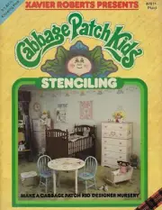 Cabbage Patch Kids Stenciling Nursery Vintage How To Instruction Book Patterns