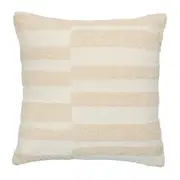 Amalfi Carter Cotton Cushion Ivory 50x50x10cm