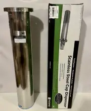 San Jamar C6400C Cup Dispenser, Drop In, All Cup Types