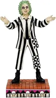 Enesco Beetlejuice by Jim Shore Classic Standing Pose Figurine, 7.01 Inch, Multicolor