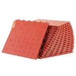 VEVOR Garage Tiles Interlocking 12x12 in 50 Pack Garage Flooring Tiles Red