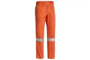 Bisley 3M Taped Original Work Pants Trousers - Orange