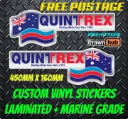 QUINTREX BOAT DECALS - Set of 2x - FREE POSTAGE