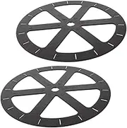 CHICAMPERA Bearing Turntable Round Plate Turntable Display Rack for Showcase Sturdy Iron Build for Home or Store