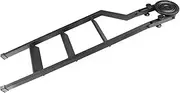 Universal Tailgate Rotary Ladder Compatible for Pickup Truck Car Rear Door Ladder Tailgate Folding Ladder Auxiliary126CM