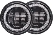 Motorcycle Headlights 4.5 Inch LED Passing Lamps Fog Lights Motorcycle Headlight For Touring For Street Glide For Road King Electra Glide LED Headlight