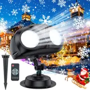 Proyector Laser Luces Navideñas Xmas de Navidad Impermeable Para Exteriores Casa