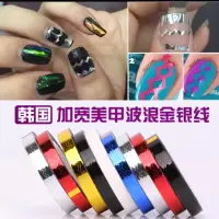 在飛比找蝦皮購物優惠-美甲💅指甲彩繪金銀線