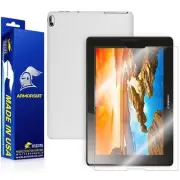 ArmorSuit MilitaryShield Lenovo A10 Screen Protector + White Carbon Fiber Skin