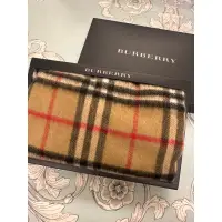 在飛比找蝦皮購物優惠-全新 Burberry 經典格紋 圍巾 喀什米爾 羊毛 bu