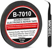 MMOBIEL 4 mm Double Sided Layer Strong Adhesive Tape 50 m Long Roll (Black) for Smartphone Tablet Repair
