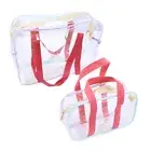 Transparent Makeup Bag PVC Tote Bag Waterproof Storage Bag Waterproof Beach Bag