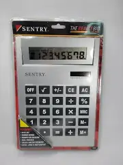 Sentry The Really Big Calculator Brand 11” x 8” Solar & Battery Powered