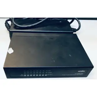 CERIO 智鼎 CS-1008G-8PS 8PORT Gigabit POE 網路交換器 90W