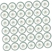 LIFKOME 100Pcs Disposable Cucumber Eye Masks Breathable Non Woven Eye Pads for Household Use Gentle Hydrating Eye Treatment for Moisture Retention and Refreshing Care